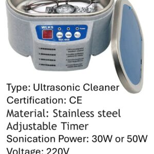 Ultrasonic Cleaner 30/50W Sonicator Bath 40Khz Degas